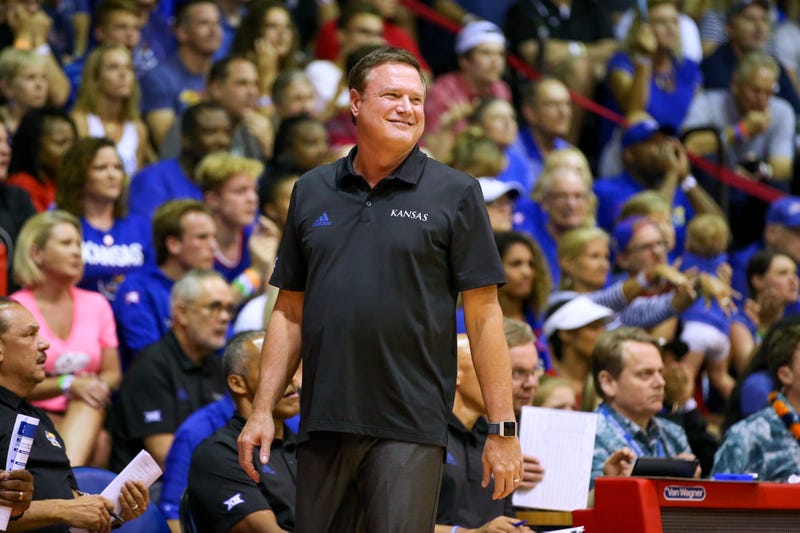 Bill Self and Kansas are on pace to play in March. 