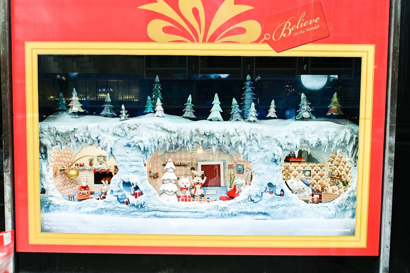 Macy's and Make-A-Wish® launch annual Believe campaign at Macy's State Street store during the 112th annual Great Tree Lighting ceremony on November 2, 2019 in Chicago, Illinois.