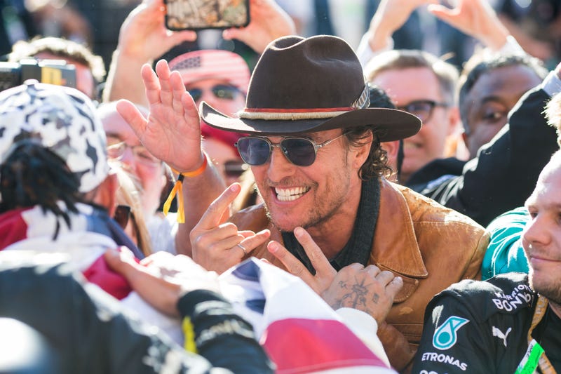 matthew mcconaughey feeling good in a cowboy hat
