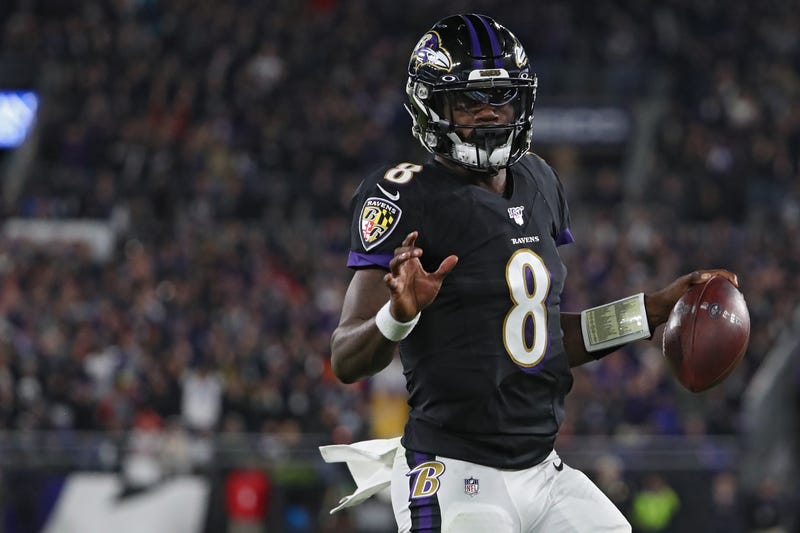 Lamar Jackson and the Ravens upset the Patriots in Week 9. 