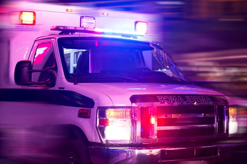 Close up of ambulance