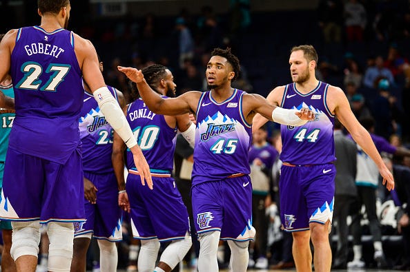 Donovan Mitchell, Rudy Gobert