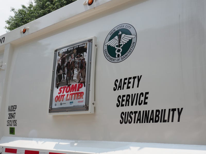 NYC Sanitation supervisor Steven Taylor was arraigned on a 36-count indictment on Tuesday.