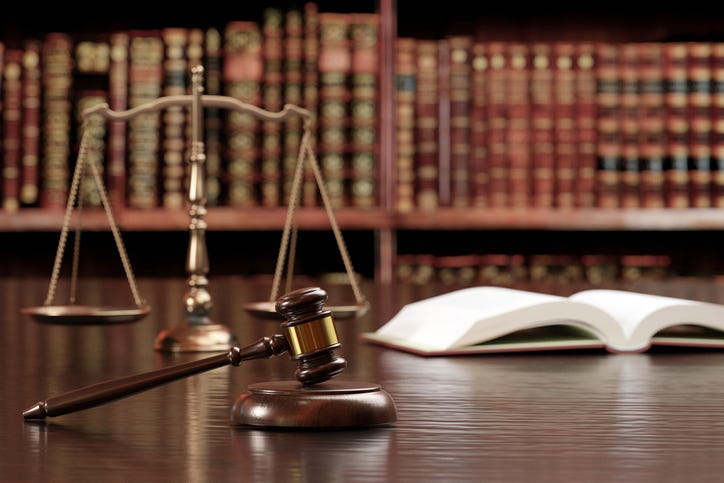 Gavel. 