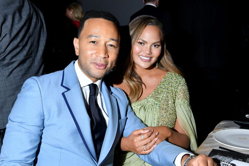 John Legend and Chrissy Teigen attend the 2019 Baby2Baby Gala presented by Paul Mitchell on November 09, 2019 in Los Angeles, California.