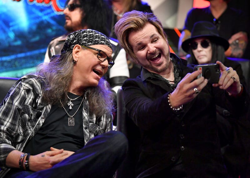 Bobby Dall and Rikki Rockett of Poison take a selfie