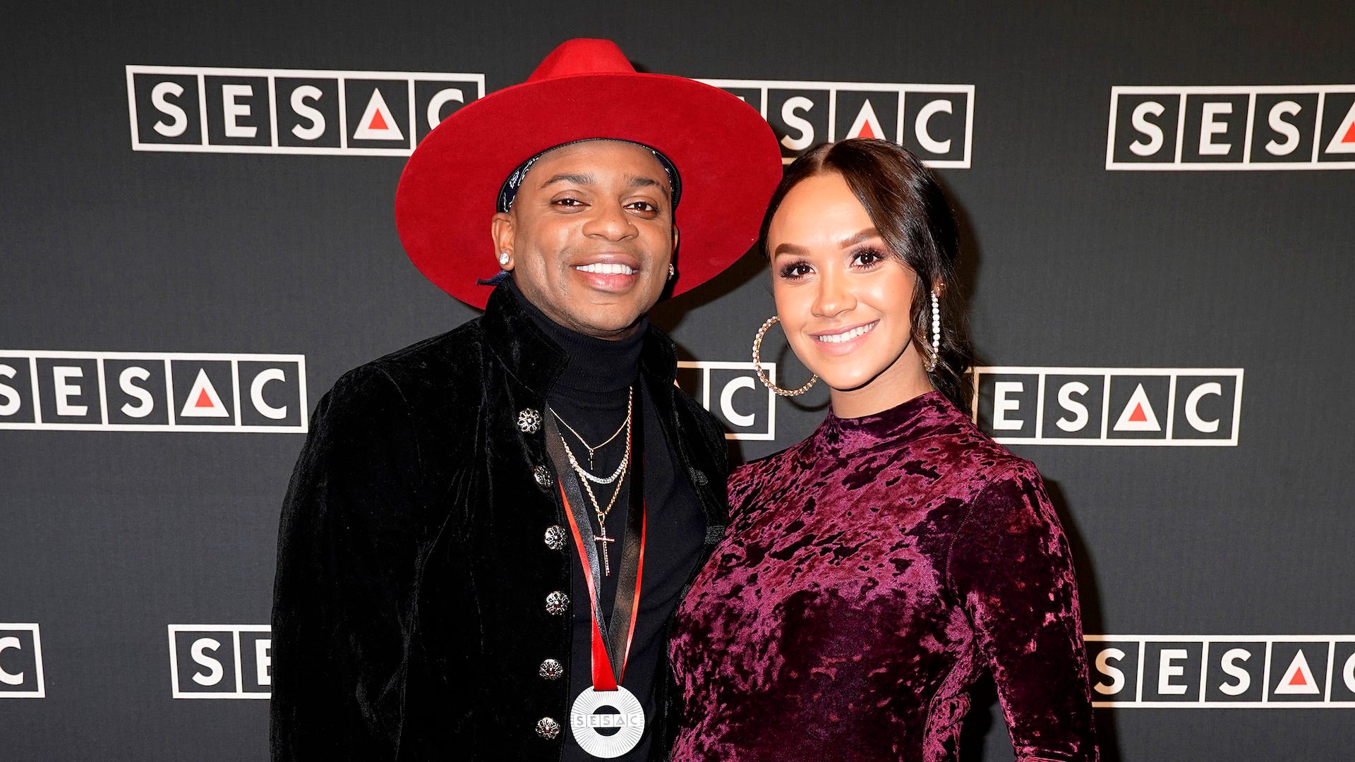 Jimmie Allen dancing with a newborn after welcoming 3rd child, daughter Zara James