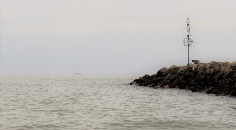 A day at the beach in Winthrop Harbor Illinois.