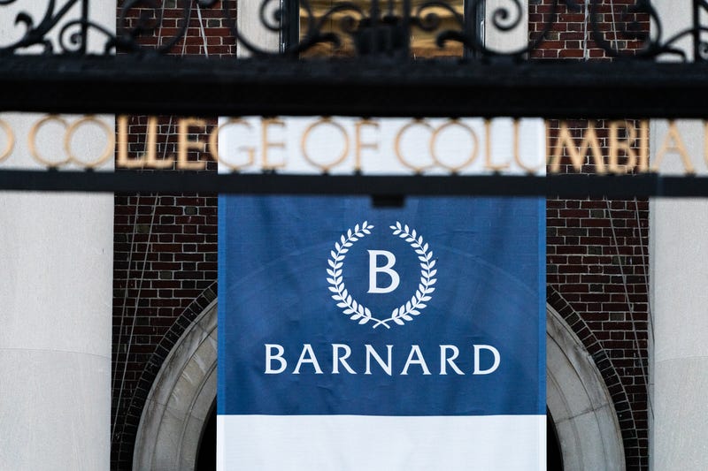 A sign for Barnard College in Morningside Heights