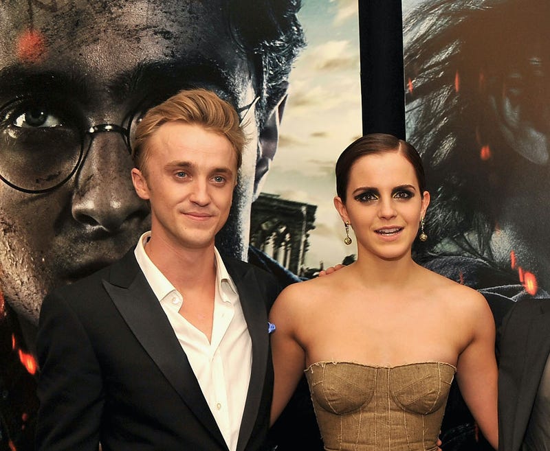 Tom Felton and Emma Watson