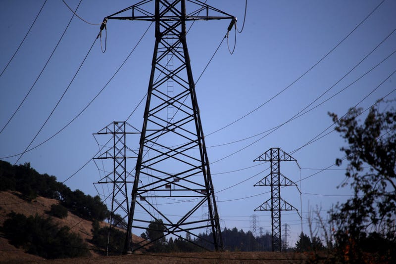 A view of power lines during a Pacific Gas and Electric (PG&E) public safety power shutoff on November 20, 2019 in Santa Rosa, California.