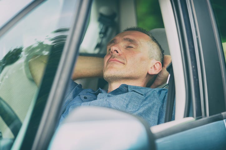 Sleeping while driving