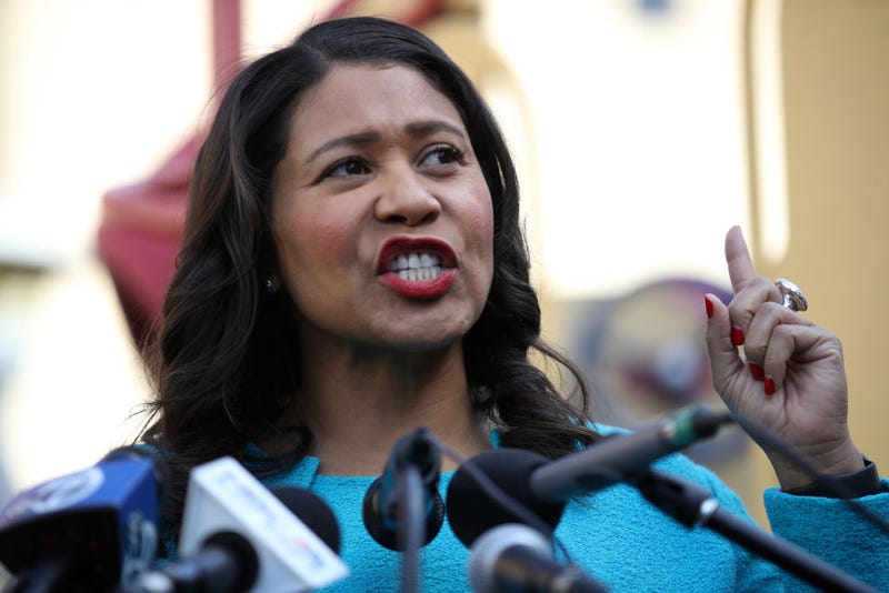 San Francisco mayor London Breed speaks during a press conference at Hamilton Families on November 21, 2019 in San Francisco, California.