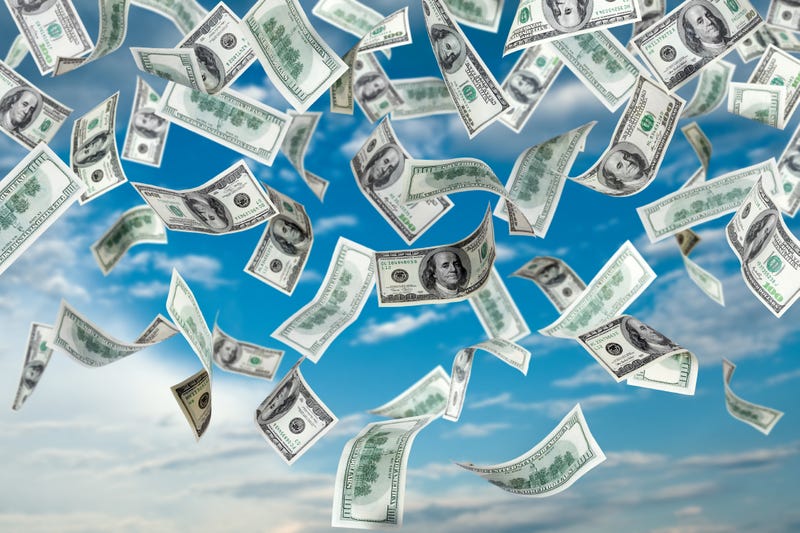 Raining cash