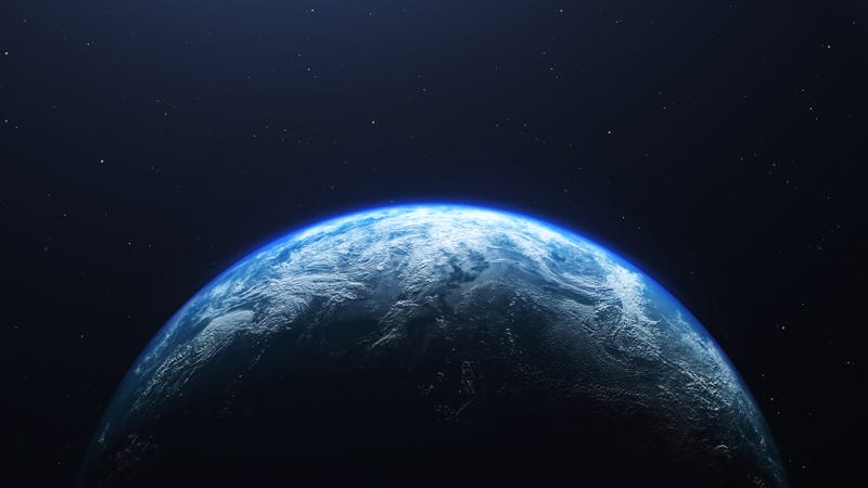 Edge of Earth from space