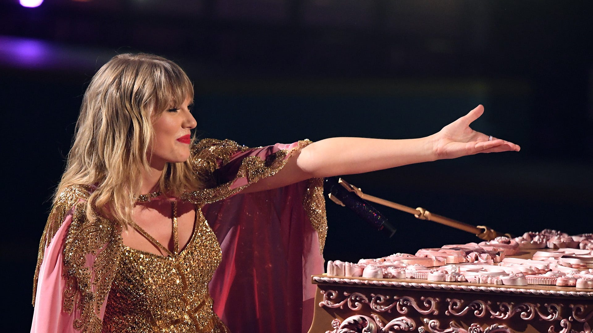 Taylor Swift sharing her first song 'From the Vault,' called 'You All Over Me'