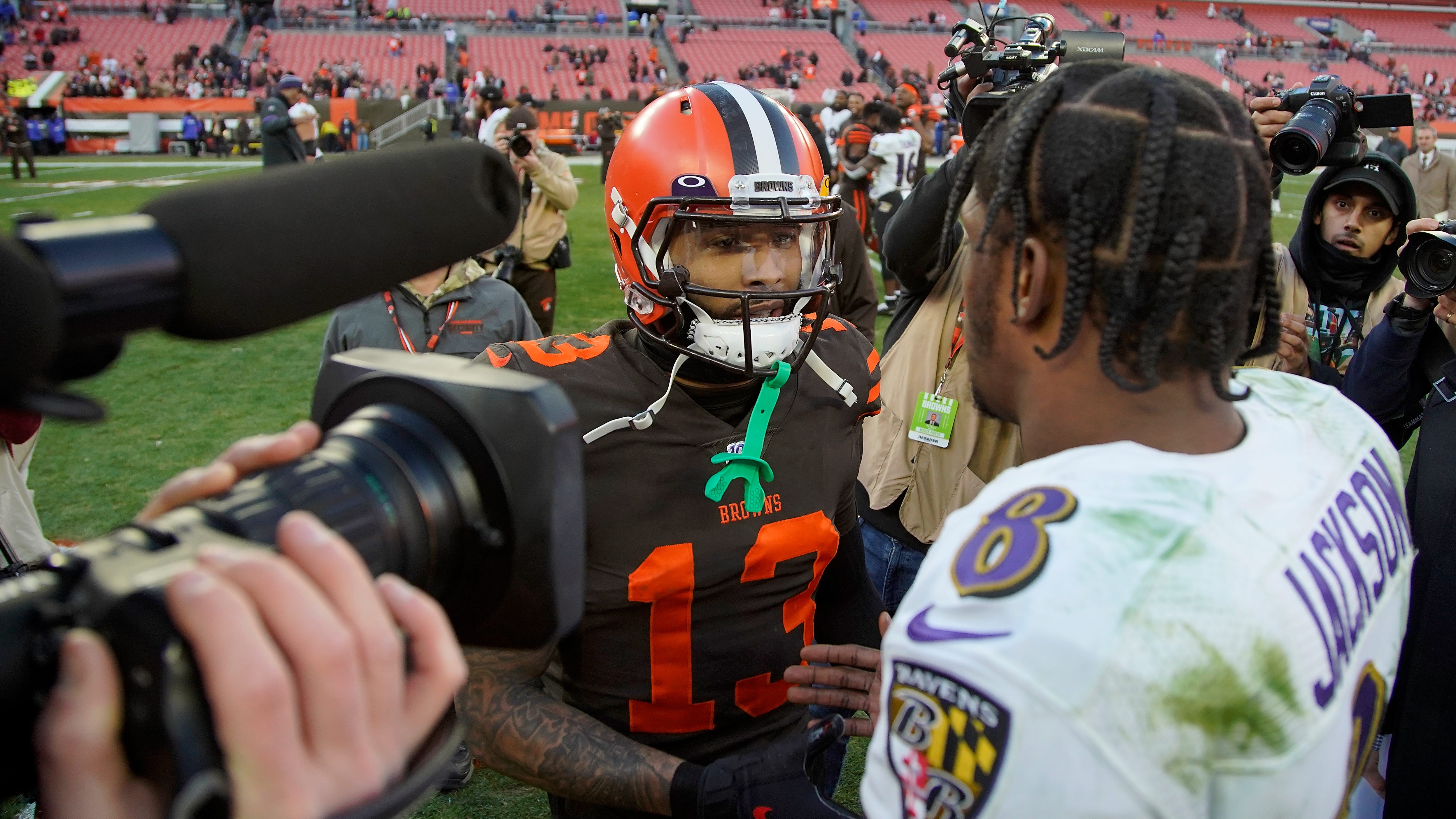Baldinger thinks Ravens wouldn’t sign OBJ without feeling like Lamar Jackson will be in camp