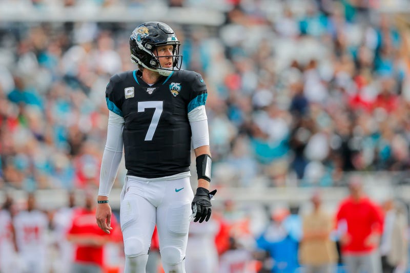 Nick Foles' future in Jacksonville is unclear. 