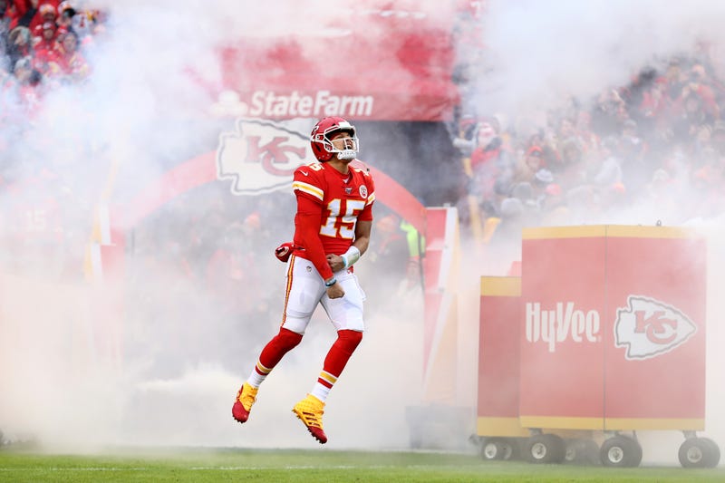 Patrick Mahomes and the Chiefs will play in New England this weekend.