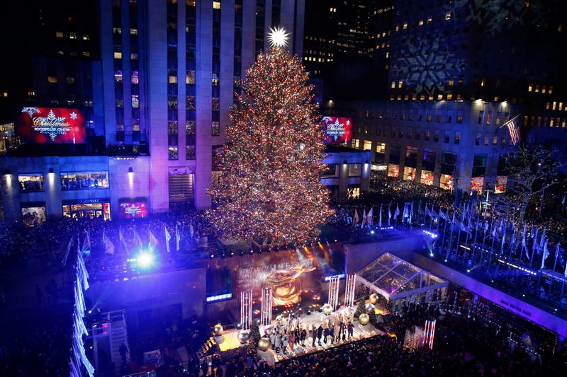 The Rockefeller Center Christmas Tree Lighting Ceremony at Rockefeller Center on Dec. 4, 2019