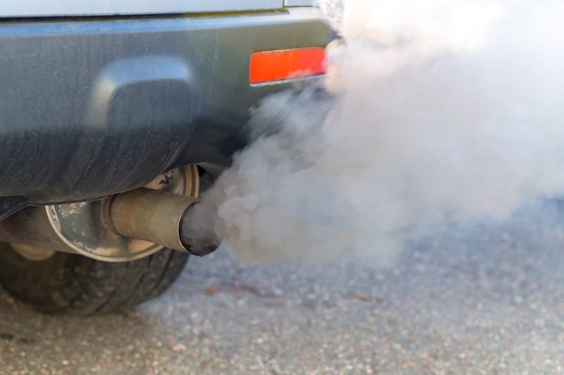 Car exhaust pipe
