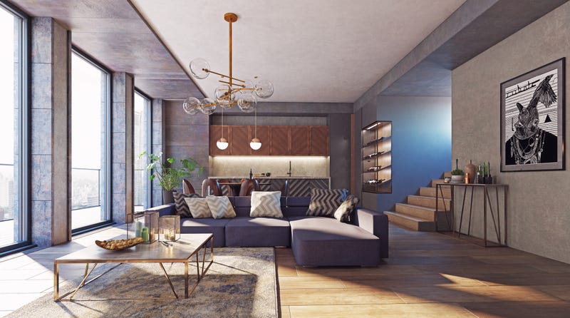 modern living interior design