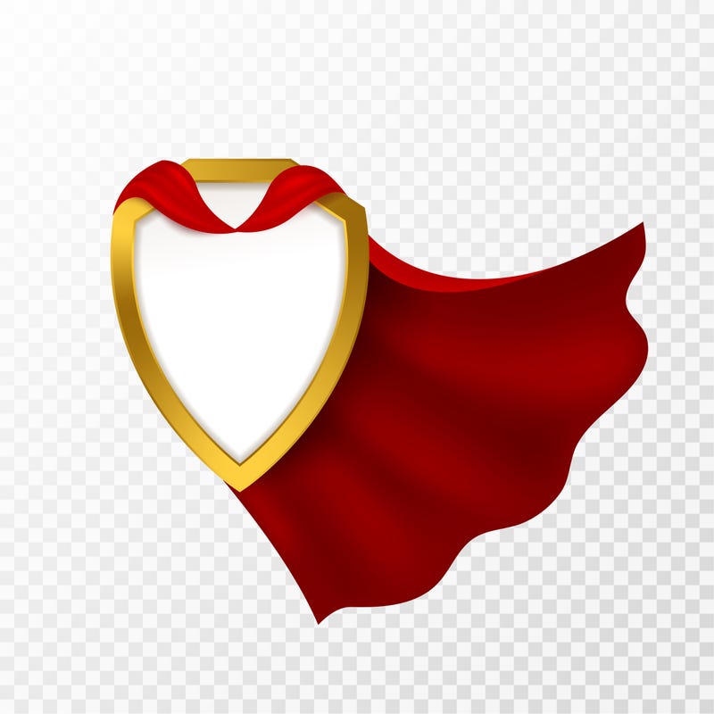 red cape badge