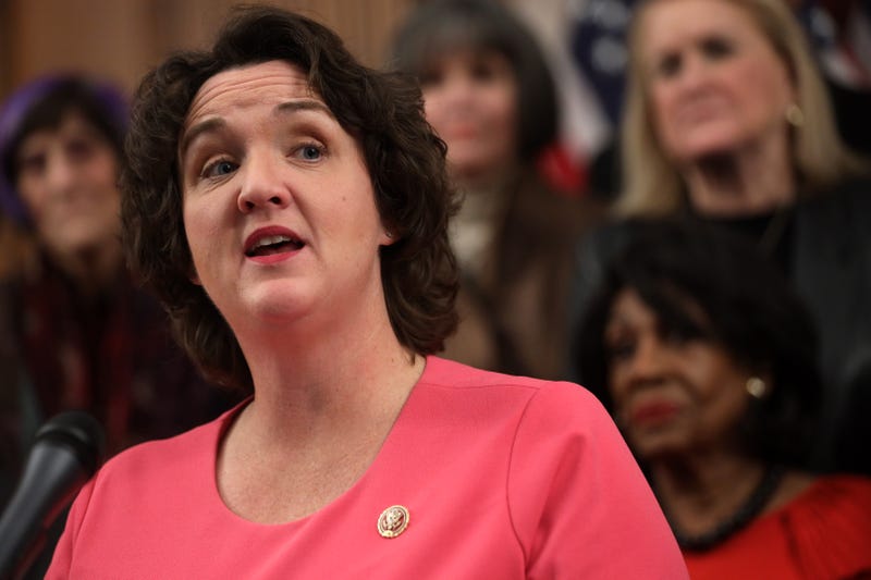 U.S. Rep. Katie Porter speaking at the Capitol in 2019.