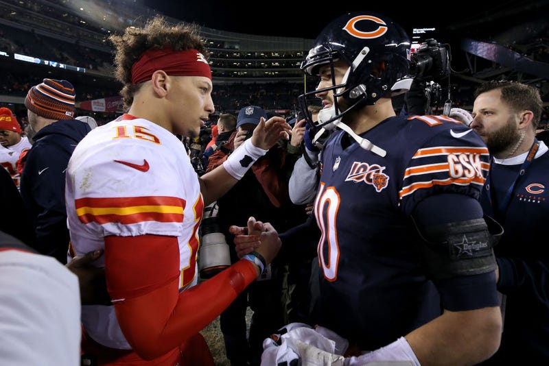 Patrick Mahomes and Mitch Trubisky