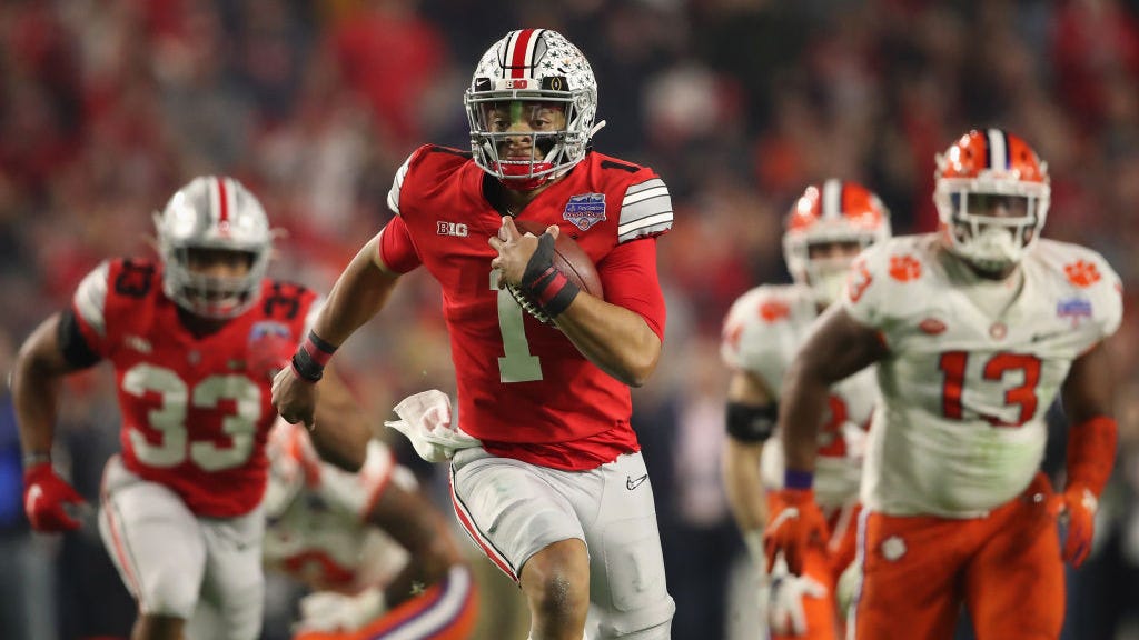 WATCH: Justin Fields runs blazing 4.41 40-yard dash, but says he can do better