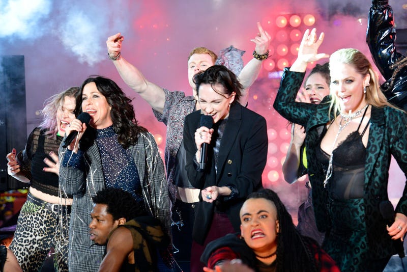 Alanis Morissette and the Jagged Little Pill cast perform during Dick Clark's New Year's Rockin' Eve With Ryan Seacrest 2020 on December 31, 2019 in New York City. 