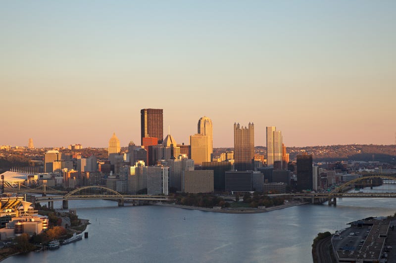 Pittsburgh at sunset