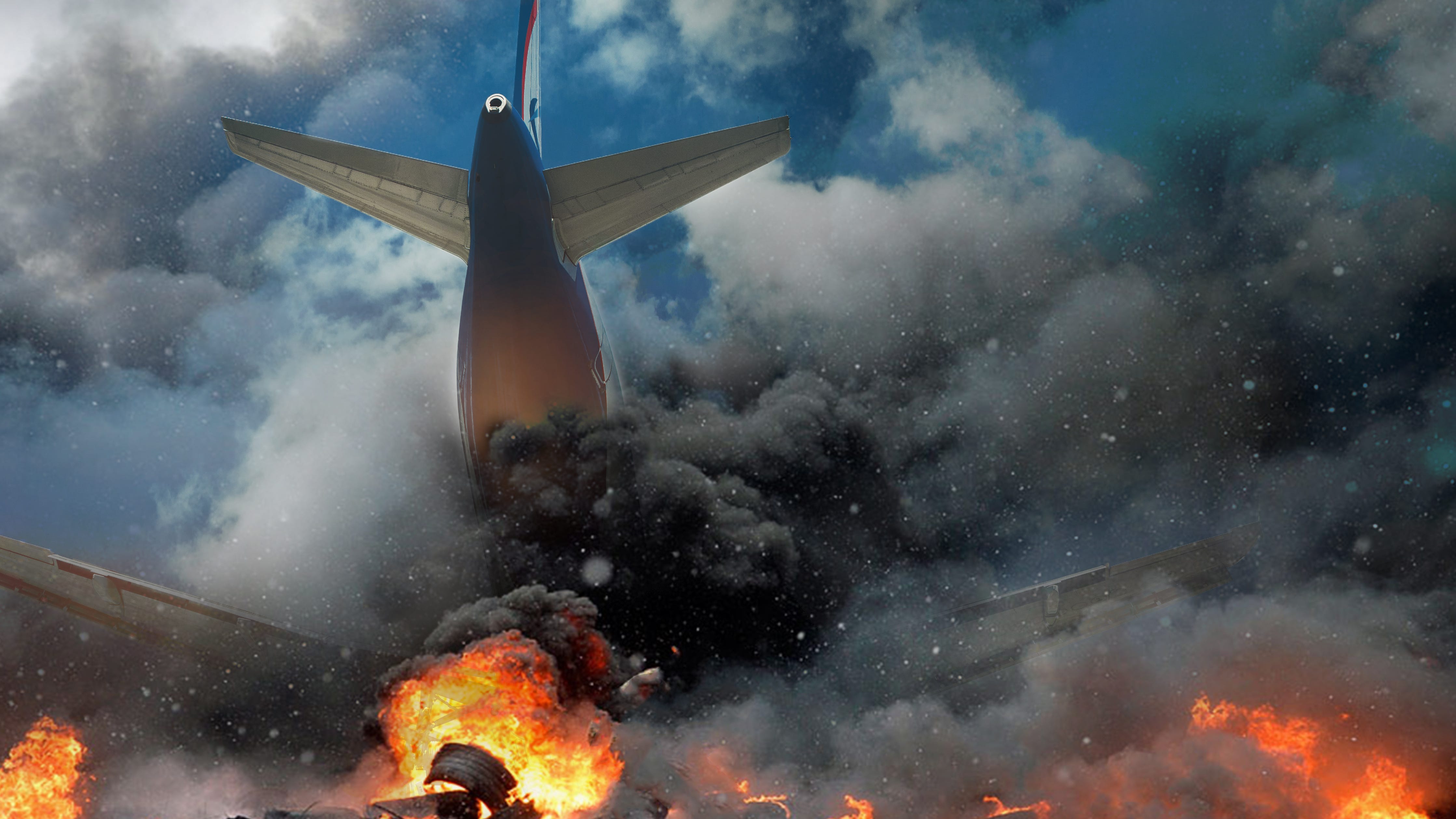 Plane crashes into car dealership, setting cars ablaze