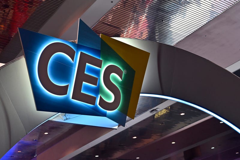 The CES logo is displayed during CES 2020 at the Las Vegas Convention Center on January 7, 2020 in Las Vegas, Nevada.