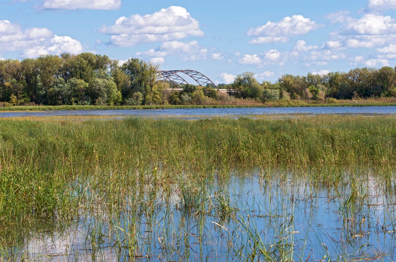 The Minnesota River in Bloomington, Minnesota