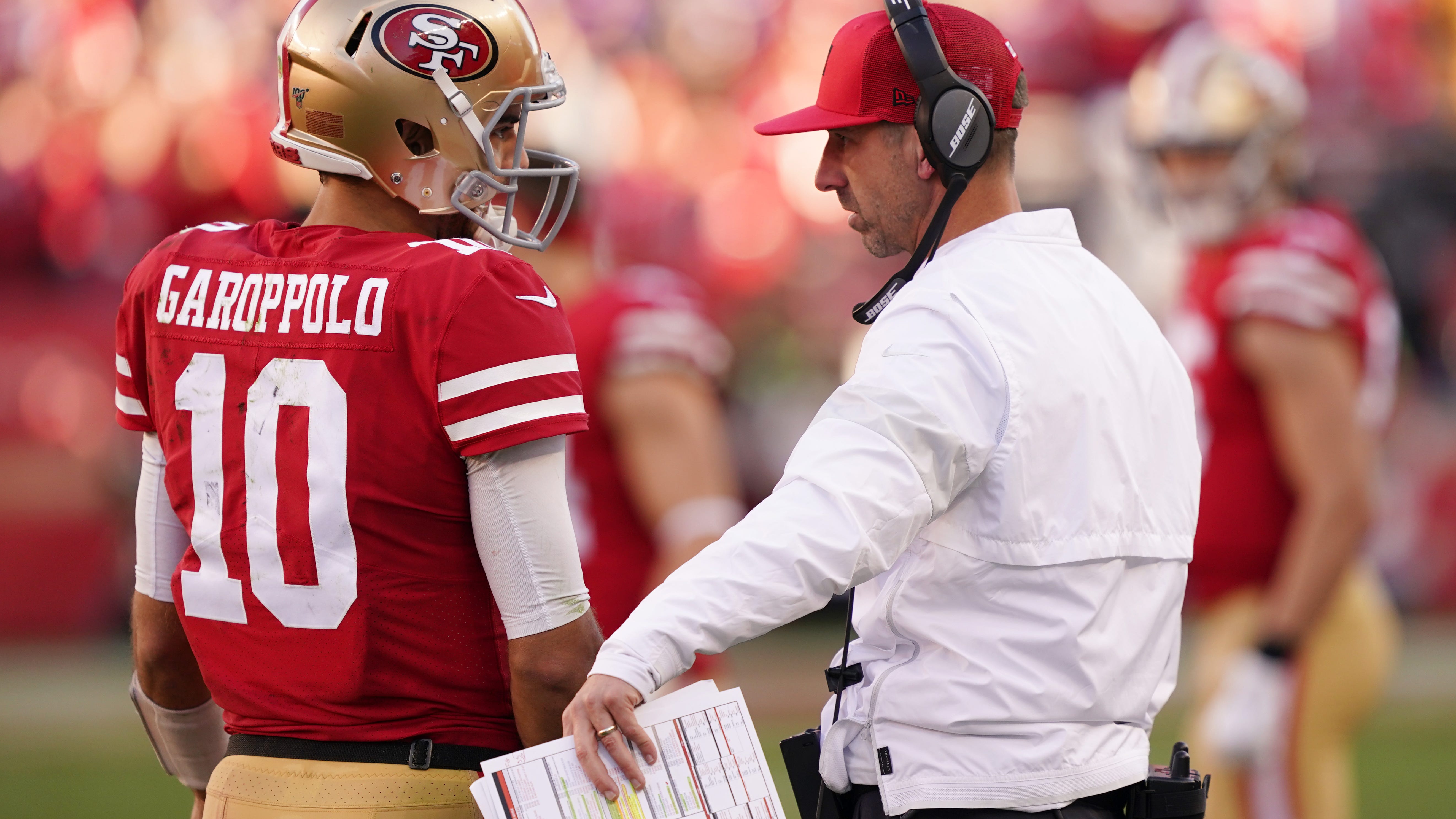 Jimmy G appeared to call out Kyle Shanahan’s play-calling on SNF: ‘All your plays suck, man’
