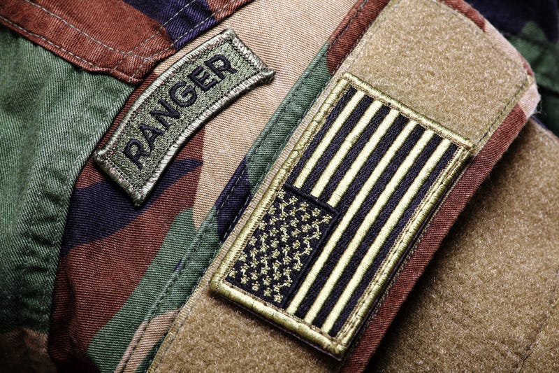BDU RAID (woodland camo uniform) with patches