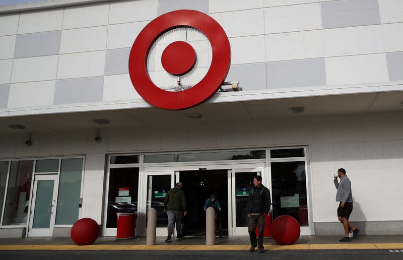 Customers exit a Target store on January 15, 2020 in San Francisco, California. 