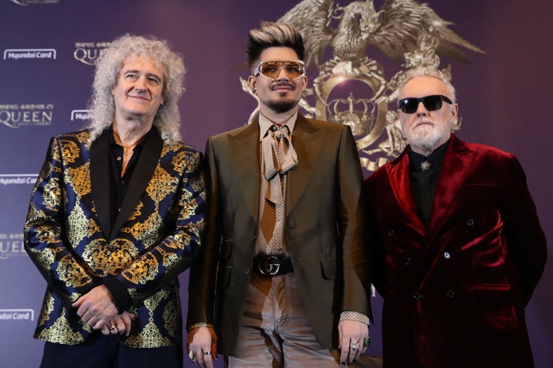 Queen's Brian May, Adam Lambert & Roger Taylor