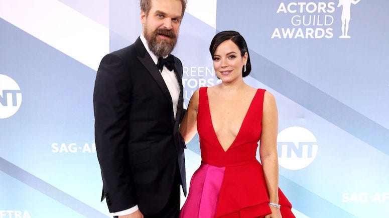 'Stranger Things' Star David Harbour Married Lily Allen in Vegas This Weekend