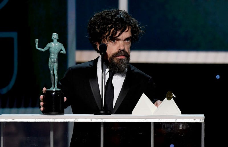 eter Dinklage accepts Outstanding Performance by a Male Actor in a Drama Series for 'Game of Thrones' onstage during the 26th Annual Screen Actors Guild Awards at The Shrine Auditorium on January 19, 2020 in Los Angeles, California