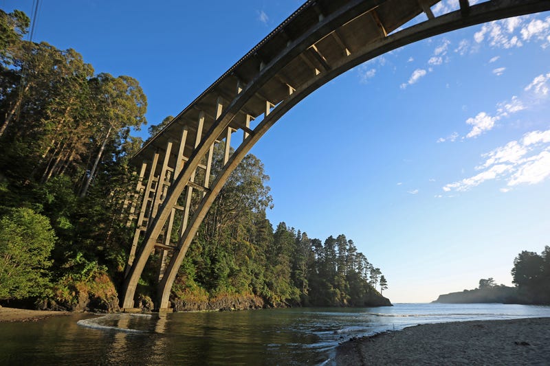 Russian Gulch State Park bridge