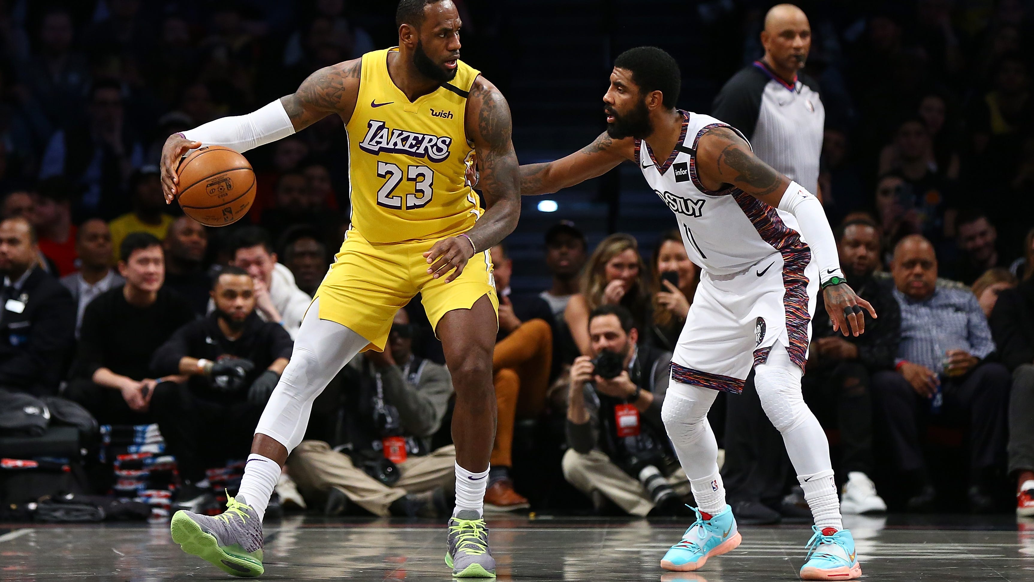 LeBron James reportedly ‘rooting hard’ for Kyrie reunion in Los Angeles