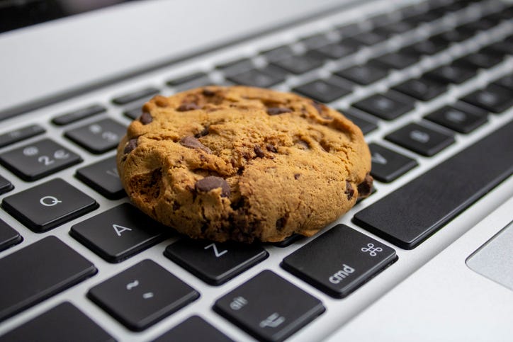 Cookie On A Keyboard