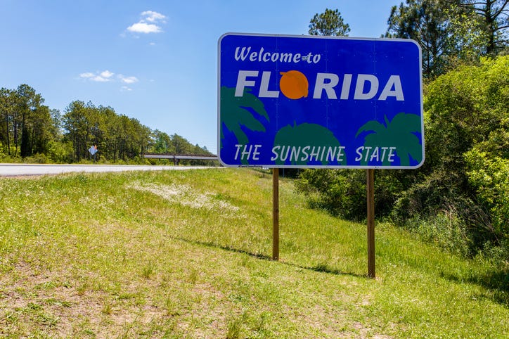Welcome to Florida!