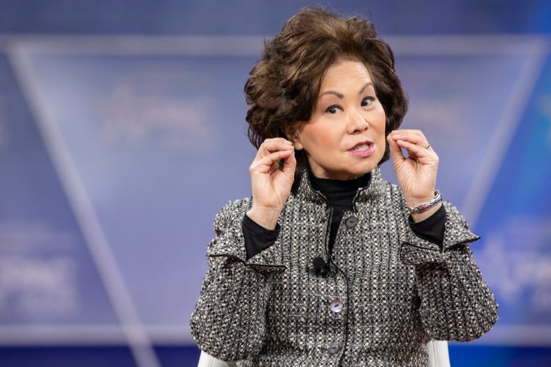 Secretary of the Department of Transportation Elaine Chao speaks during the Conservative Political Action Conference 2020 (CPAC) hosted by the American Conservative Union on February 28, 2020 in National Harbor, MD.