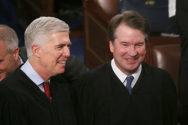 Supreme Court Justices Neil Gorsuch and Brett Kavanaugh.