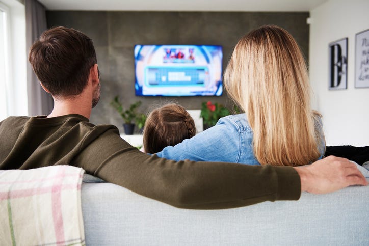 Watching TV