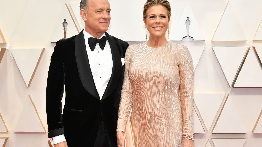 Rita Wilson 'grateful' for her health one year after she and husband Tom Hanks were diagnosed with COVID