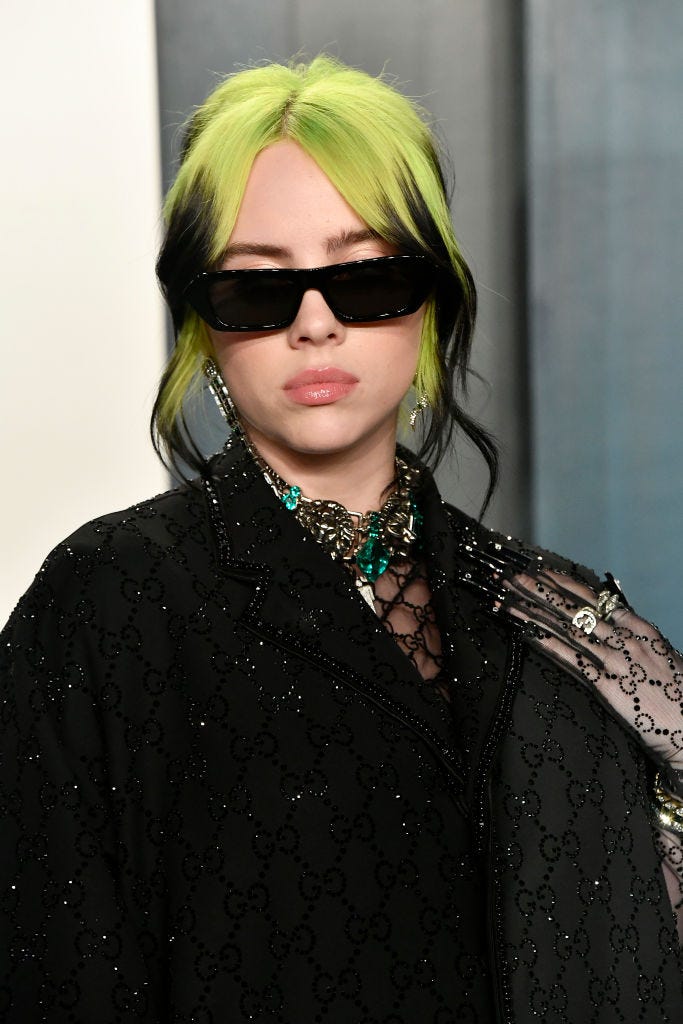 Billie Eilish attends the 2020 Vanity Fair Oscar Party